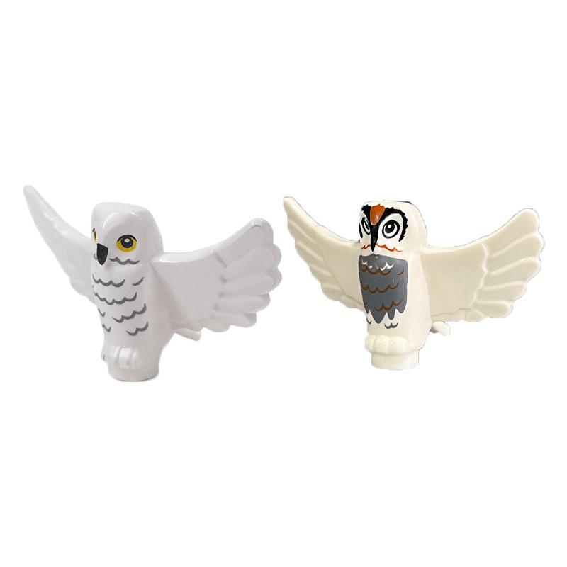MOC Urban Zoo Model Farm Scene Building Block Accessories Owl Sheep Wolf Pig Flamingo Elephant Camel Children Brick Toy Gift R69