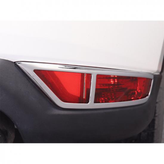 For Mazda CX5 CX-5 2017- ABS Chrome Exterior Rear Fog Light Frame Cover Trim