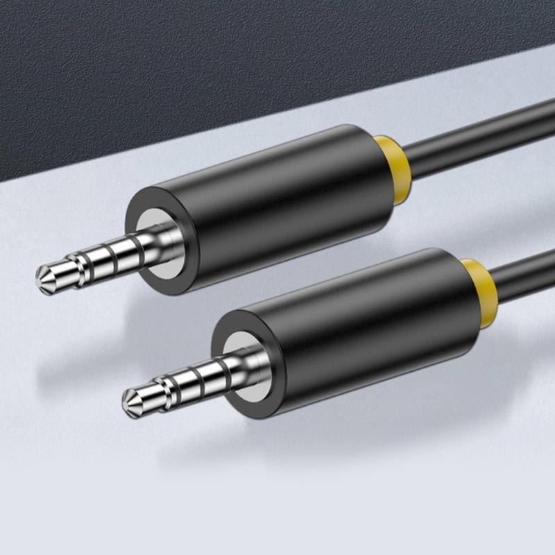 3.5mm to 3.5mm Auditory Cable Bidirectional Recording For Headphones and Smartphones Seamlessly Music Experience