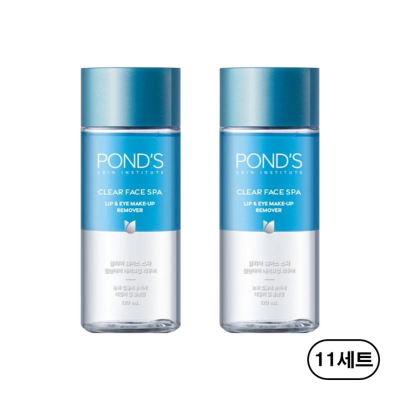 Ponds Clear Face Spa Lip & Eye Remover, 120ml, 22 Pcs
