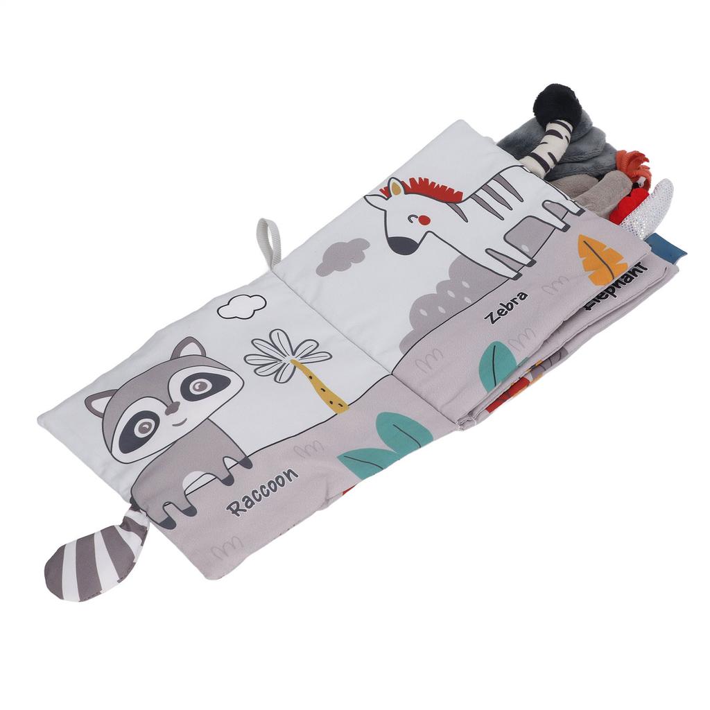 Baby Cloth Books Chewable 3D Educational Early Learning Soft Baby Animal Cloth Books for Over 4
