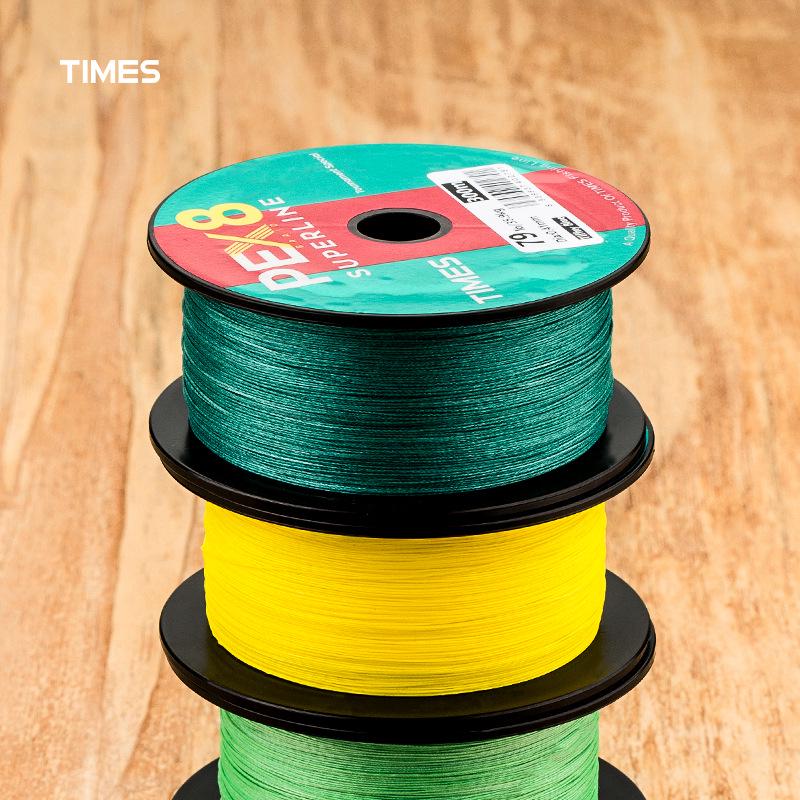 8-Strand PE Fishing Line, 500m - Abrasion Resistant, High Tensile Strength Leader Line 