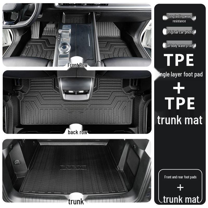 Full Coverage TPE Floor Mats for 2024 Beijing BJ30 - Car Modification & Decorative Accessories