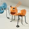 Rustic Animal Ant Ornament Creative Iron Wall Hanging Wall Decoration Garden Courtyard Decoration Living Room Bedroom Decoration