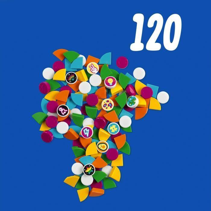 Lego® 41932 dots tuiles de décoration dots - série 5, loisirs créatifs décoration de chambre tuiles activité manuelle enfant 6 ans