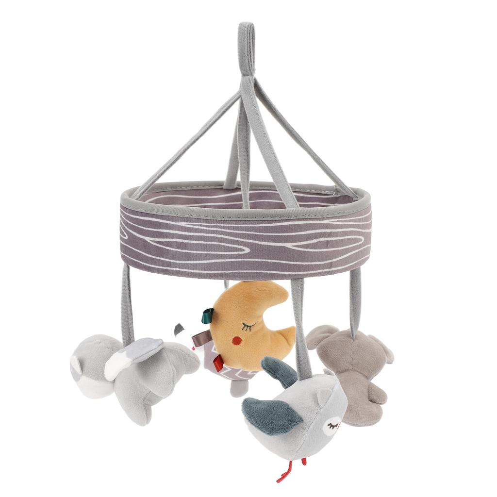 Mobil pentru bebeluși rotativ zornăitor jucărie pandantiv de pluș pentru bebeluș mobil de pătuț agățat pentru pat cărucior