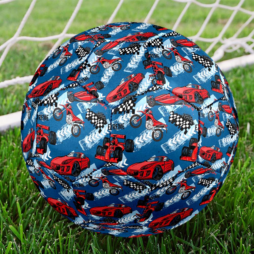 Racing Theme Size 5 Soccer Ball, Suitable for Both Indoor and Outdoor Matches, a Gift Suitable for Everyone.