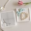 DIY Bow Bubble Tray Coaster Silicone Mold Plaster Epoxy Concrete Cement Mould Handicrafts Gift Jewelry Storage Tray Home Decor