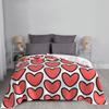 Heart Doodle Blanket Fashion Custom 1652 Heart Doodle Plain Basic Simple Easy Nice Red Black Love Life Live