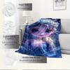 1 Stück Flanell Elsa Frozen Schneeflocke Überwurfdecke für Bett Sofa Geschenk Heimdeko Winterwunderland