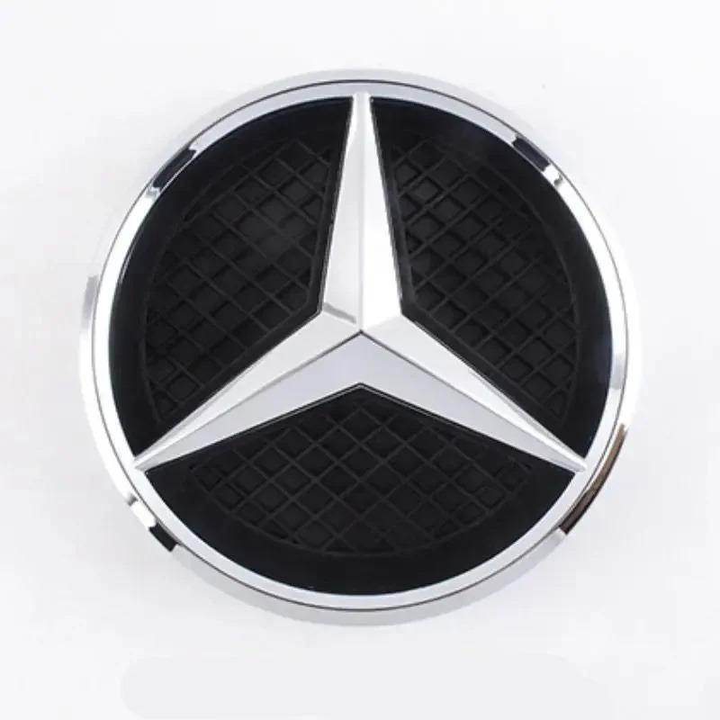 CRM1 3D Car Grill Emblem Star Badge Front Grill Logo For Mercedes Benz W204 W205 W213 X253 A B C E S CLA GLB GLC GLE GLS Accessories