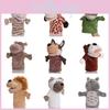 Hand Plush Animal Puppet Toy Cartoon Glove Role Play Interactive Child Educational