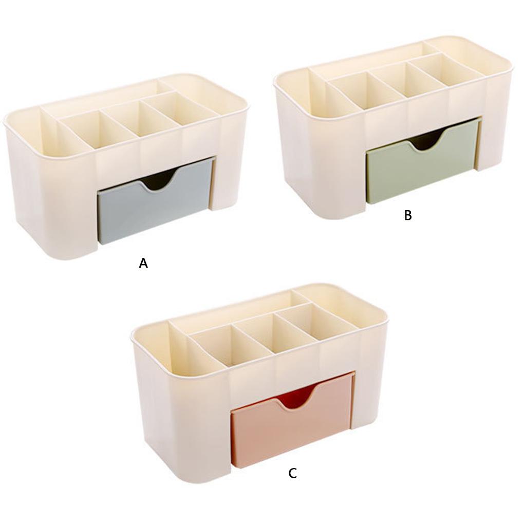 Drawer Type Cosmetics Storage Box Dormitory Office Plastic Sundries Organizer Stationery Case