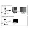 Home Webcam USB2.0 Night Vision Video Recording Camera with Mic for Laptop PC