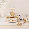 Telephone Music Vintage Style Gift Unique Elegant Ornament Musical Box for Birthday Living Room