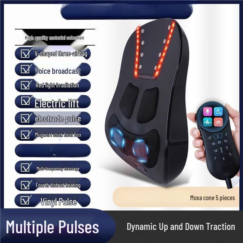 Ayoub Lumbar Massager with Heat and Pulse Therapy