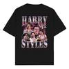 Harry Styles Vintage Bootleg Print Crew Neck Tshirt Unisex Unisex Short Sleeve Cotton Pop Fan Casual Street Tees