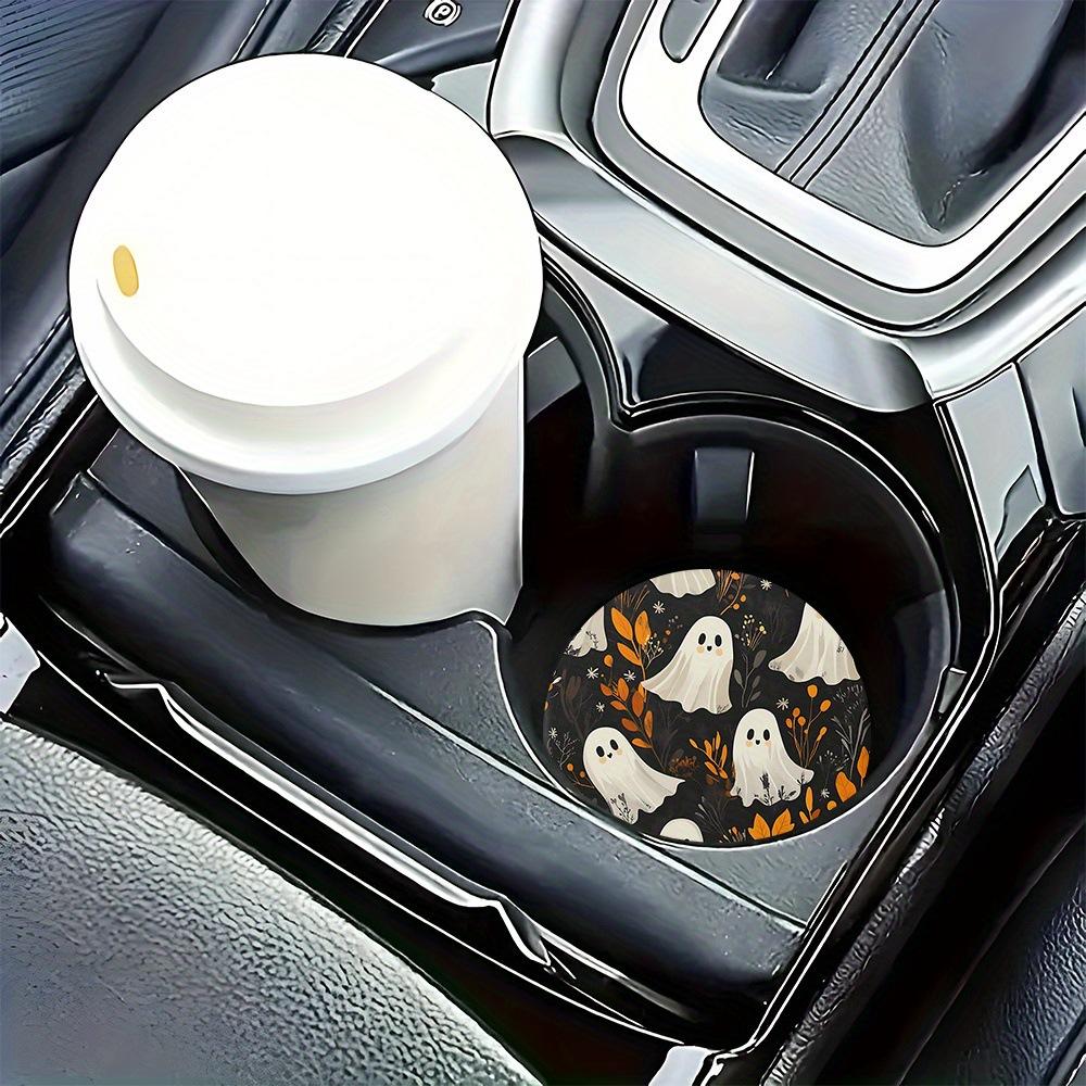 2PCS Ghost Car Personalized Water Cup Cushion Stand Anti Slip Cushion Bottle Stand Cup Stand Car Interior Anti Slip Cup Stand