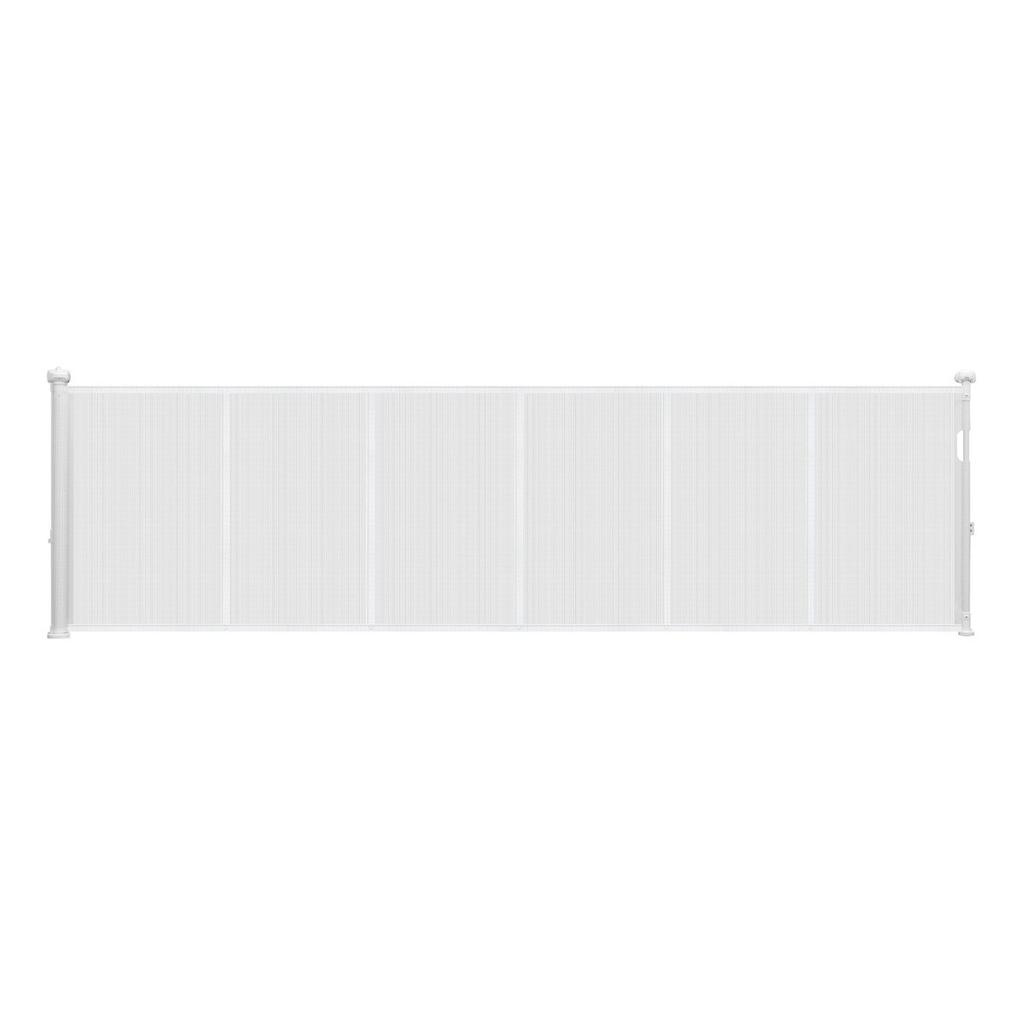 Retractable Baby Gate, 870 mm Tall, Extends up to 2800 mm Wide, Retractable Gate for Kids or Pets, Mesh Material, Easy to Install for Indoor Stairs,
