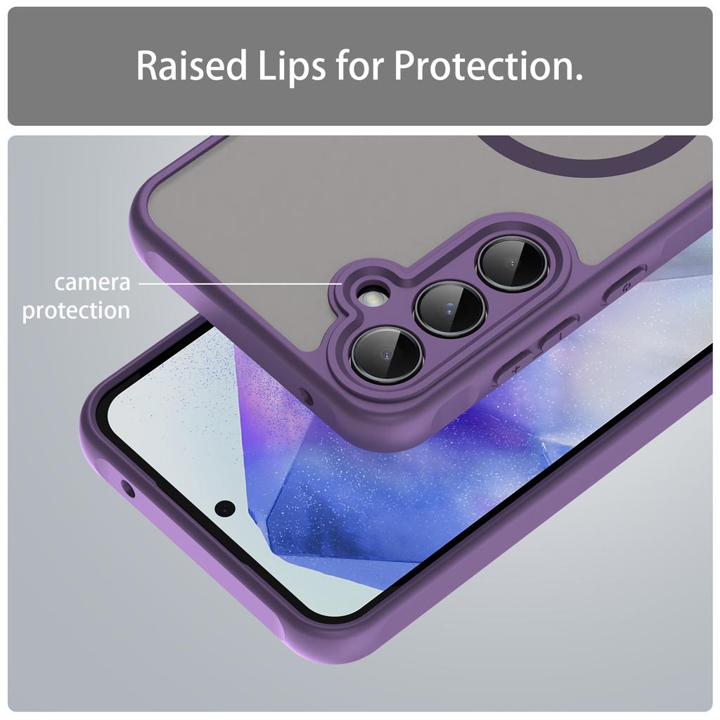 Samsung Galaxy A35 5G Handyhülle, Magnetische Stoßfeste Handyhülle Cover für Samsung Galaxy A35 5G