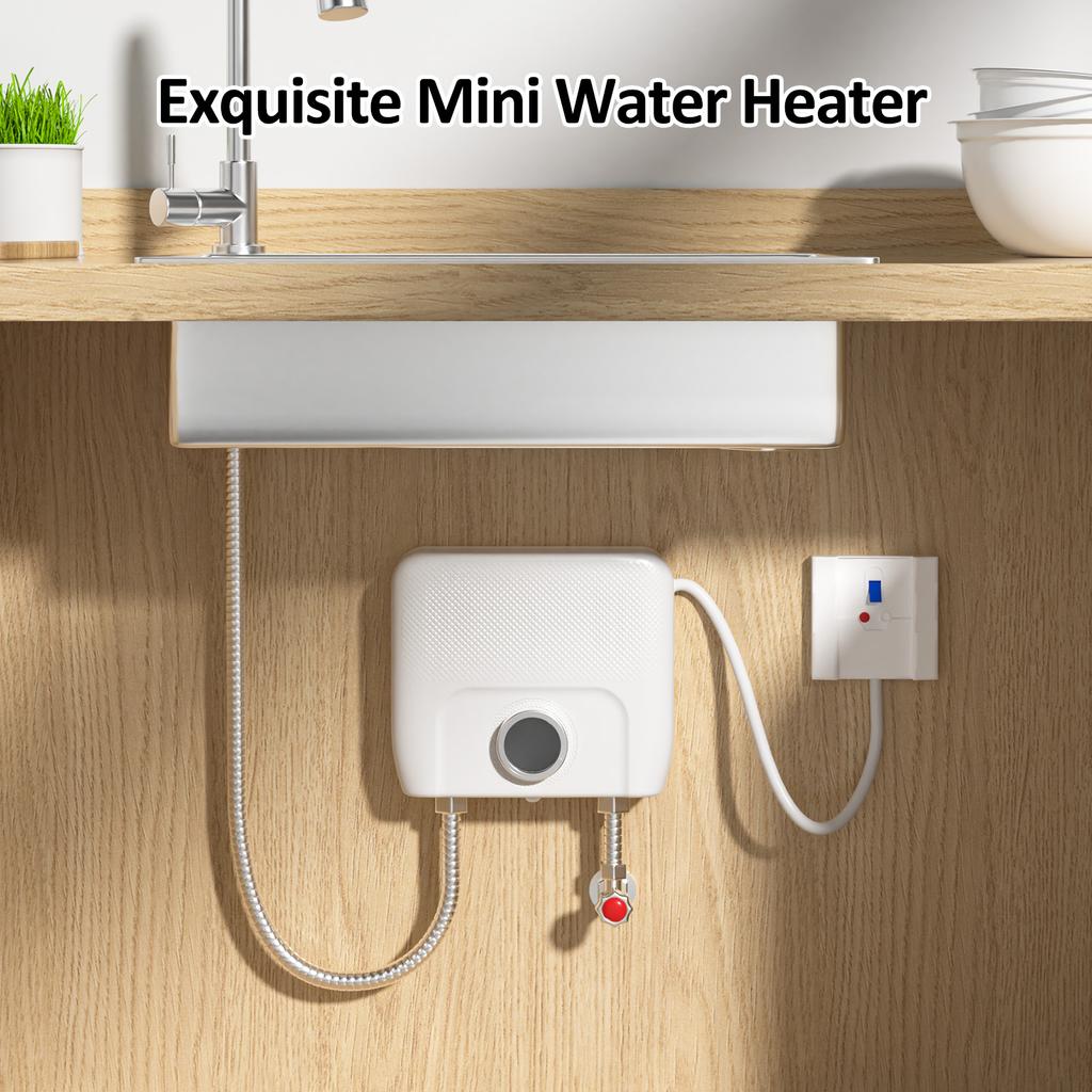 Mini Electric Tankless Water Heater 6500W 220V Constant Temperature Instant Hot Water Heater with Remote Control