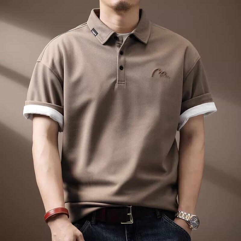 

Men s Premium Embroidered Summer Polo T-Shirt 2XL