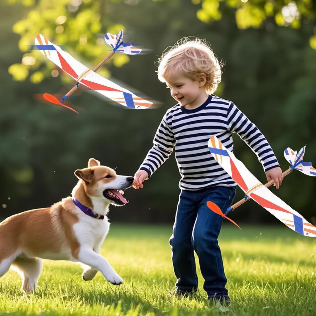 Rubber Band Powered Aircraft Model Kits Toys for Children Foam Assembly Planes Science