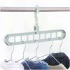 Clothes Hanger Organizer Space Saving Hanger Multi-function Folding Magic Hangers Drying Racks Scarf Clothes Storage