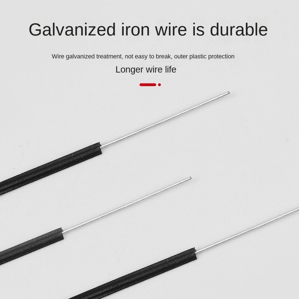 Czarny Drut Żelazny Powlekany Plastikiem Białe Opaski Kablowe Opaski Wielokrotnego Użytku Mocowania Kablowe