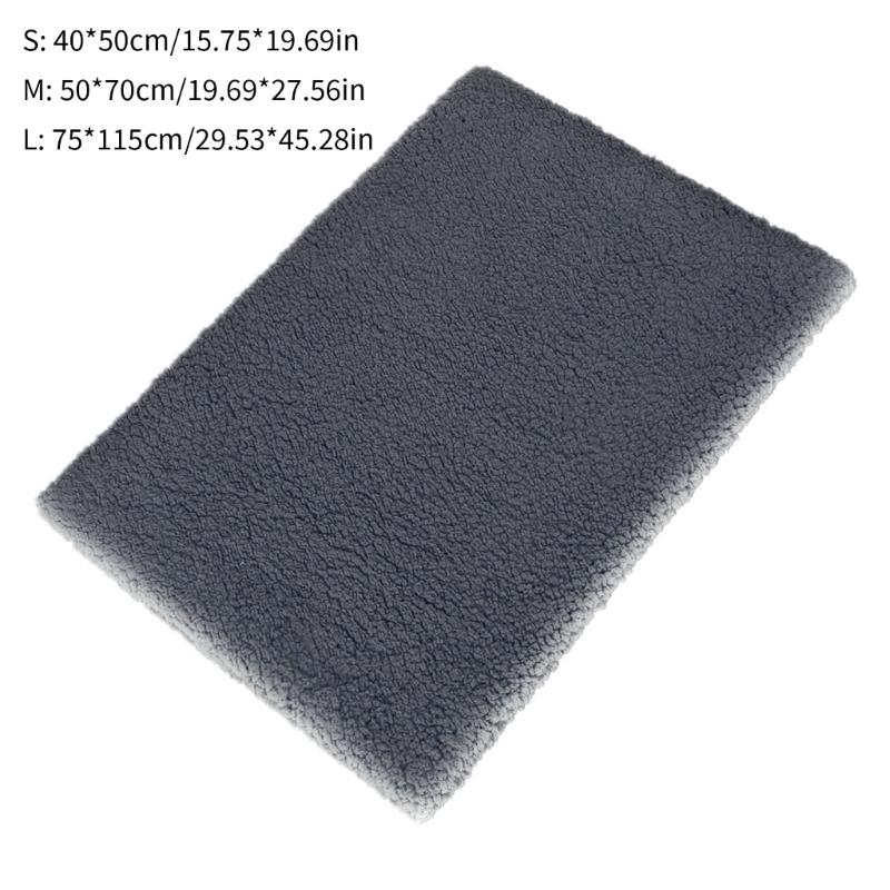 Auto Heating Pet Mats Offering Sustained Warmth and Comfort with Soft Fleece for Dogs in Winter Condition