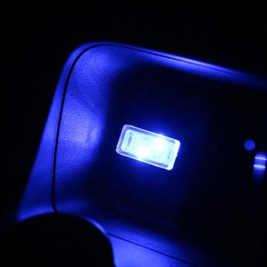 3x USB LED Lights Car Interior Neon Atmosphere Ambient Lamp Bulb Accessories
