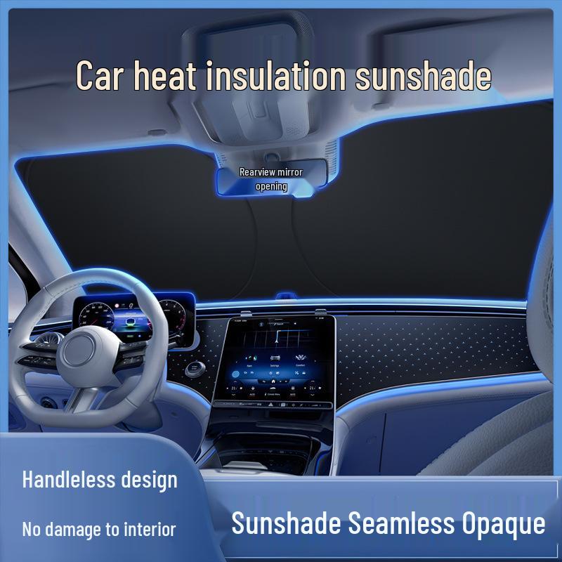 Thickened Windshield Sunshade Umbrella - Heat Insulation & Sun Protection