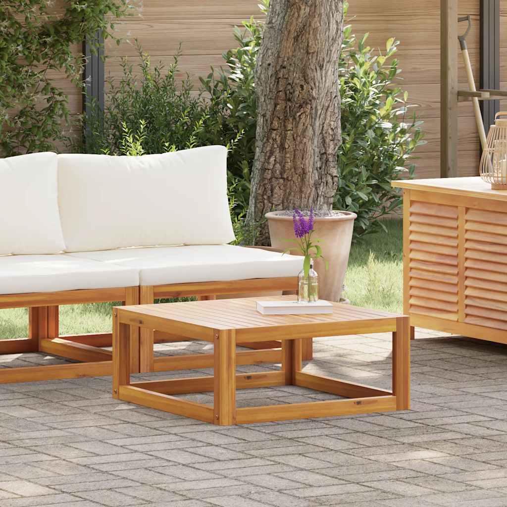 vidaXL 2-tlg. Garten-Sofagarnitur mit Auflage Massivholz Akazie
