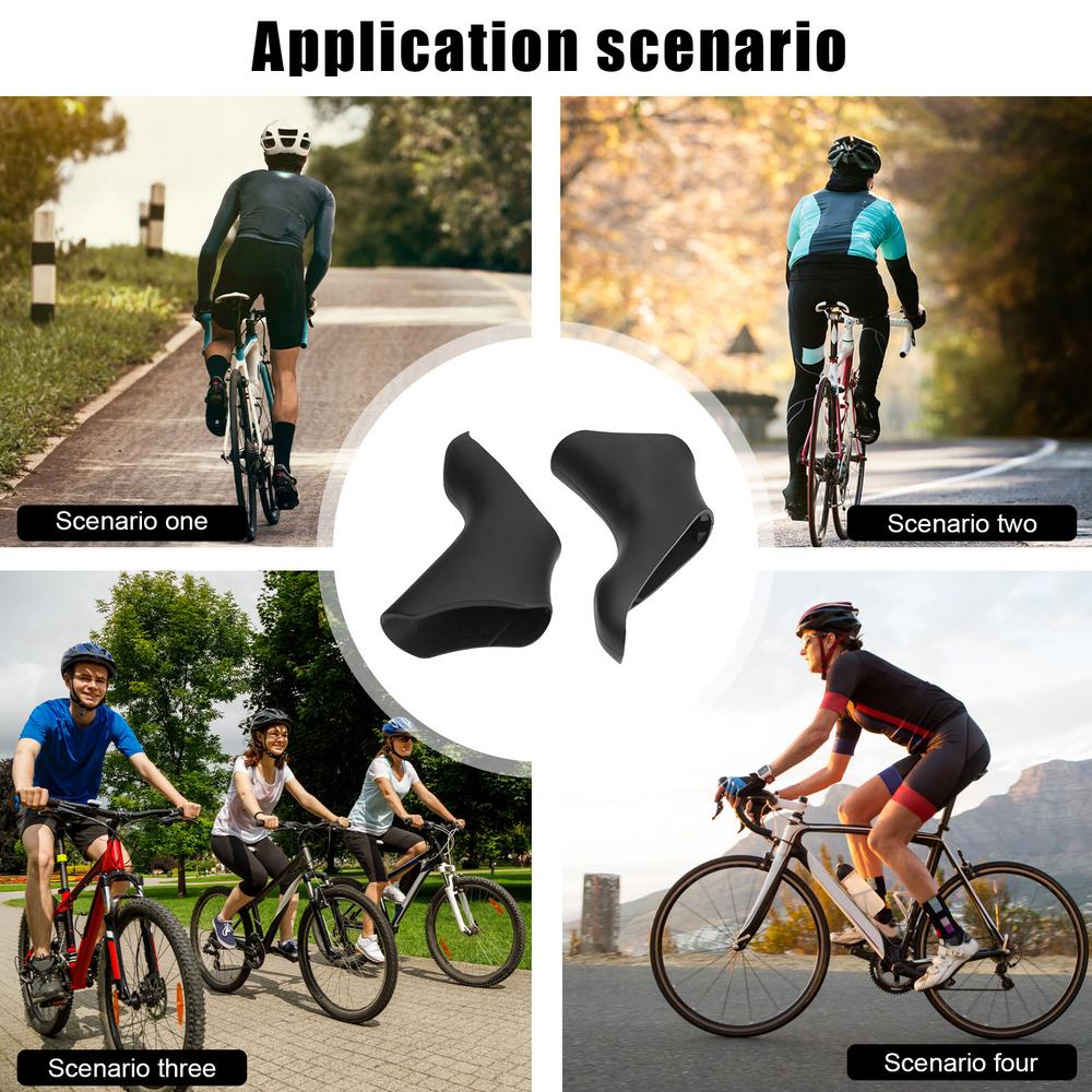 Cycling Brake Lever Handle Cover Ergonomic Brake Levers Hoods Non-slip Brake Grips Lever Handle Cover For Cycling