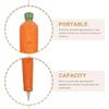 Toyvian Wood Ballpoint Pen - Carrot Design, Smooth Writing, Easter Gift Set Supplies