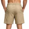 Men's Lightweight Breathable Stretch Athletic Shorts with Elastic Waistband and Multiple Pockets for Outdoor Sports Running Fitness Training