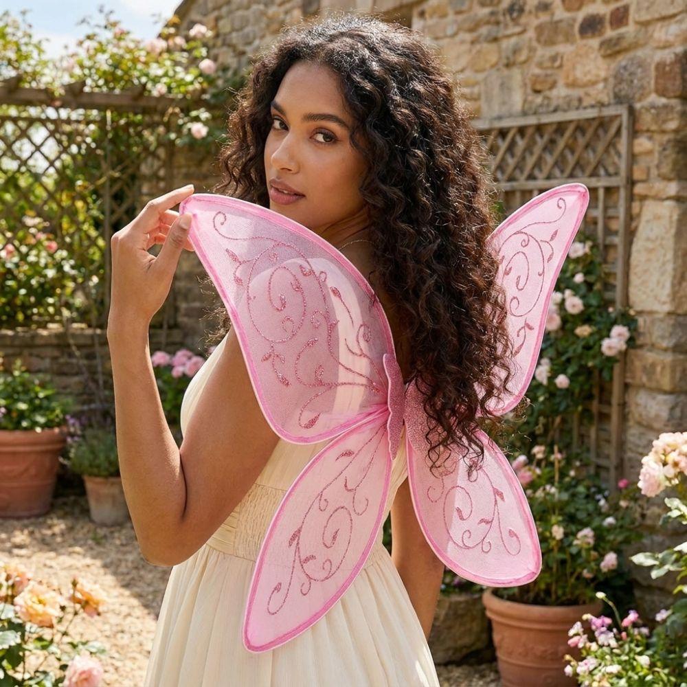 Organza Butterfly Princess Wings Sparkle Cosplay Elf Wings Costume Wings Halloween Party