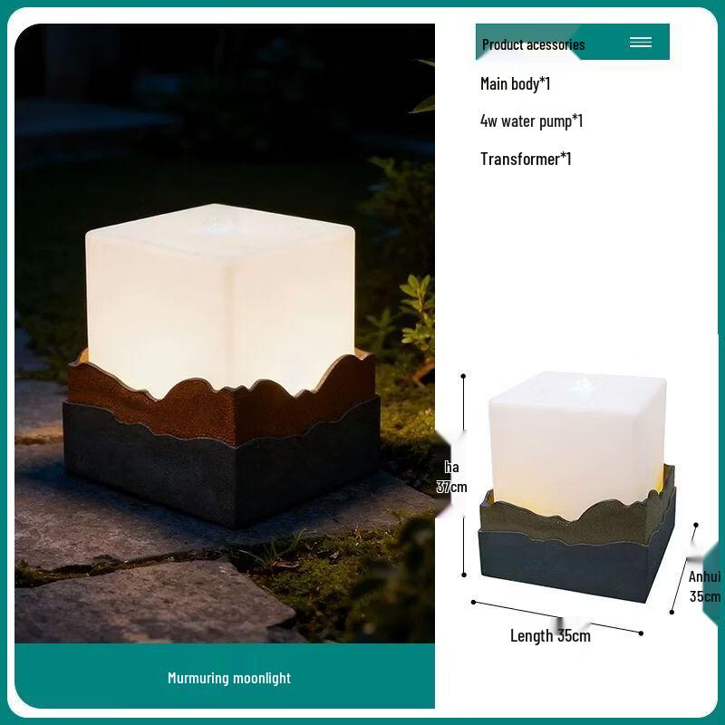 Indoor Flowing Water Fountain Fish Tank