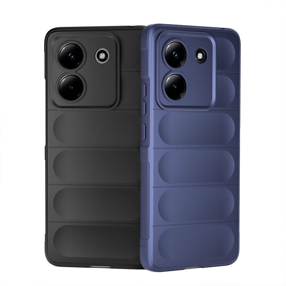 KEYSION Shockproof Matte Phone Case for Xiaomi POCO M7 Pro 5G Anti-skid Soft Silicone Phone Back Cover for Xiaomi POCO M7 Pro 5G