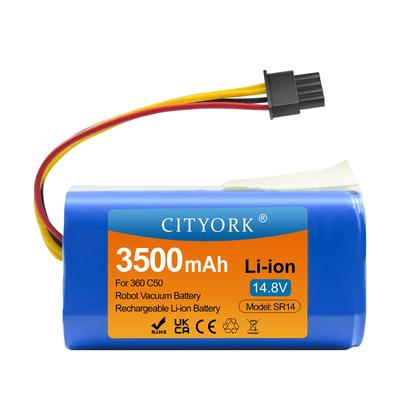 חבילת סוללות 14.8V 3500mAh Li-ion עבור שואב אבק רובוט 360 S5 S7 T90 S6 C50
