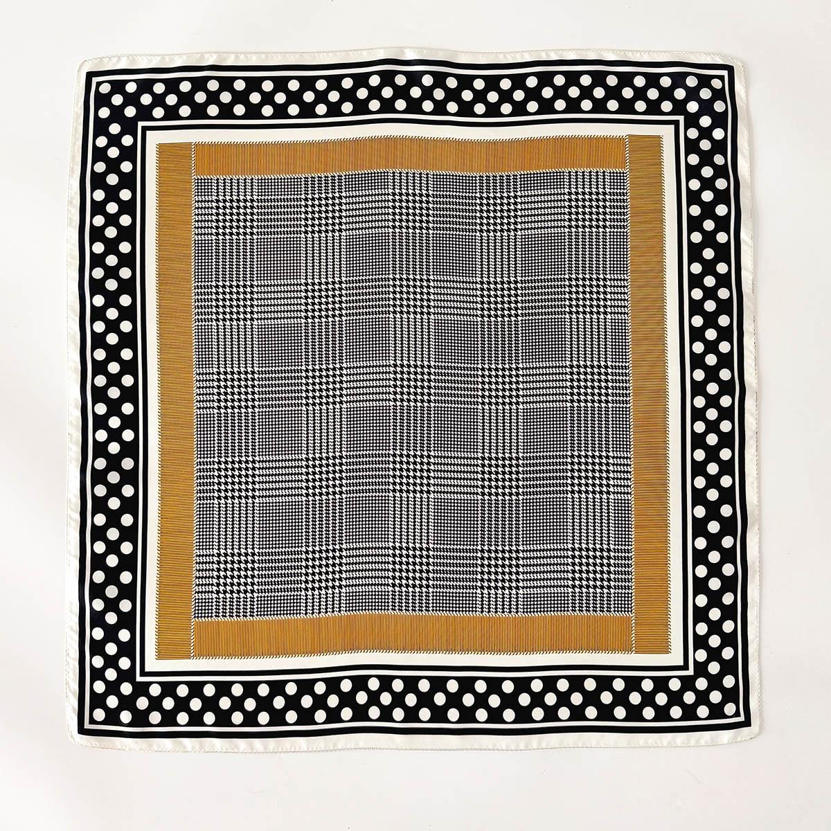 

Шарф из 100% натурального твила 14 момми, Двусторонний женский платок, шаль, обертывание, Высококачественный квадратный шейный платок, хиджаб, бандана, шарфы Twill Silk 65x65cm