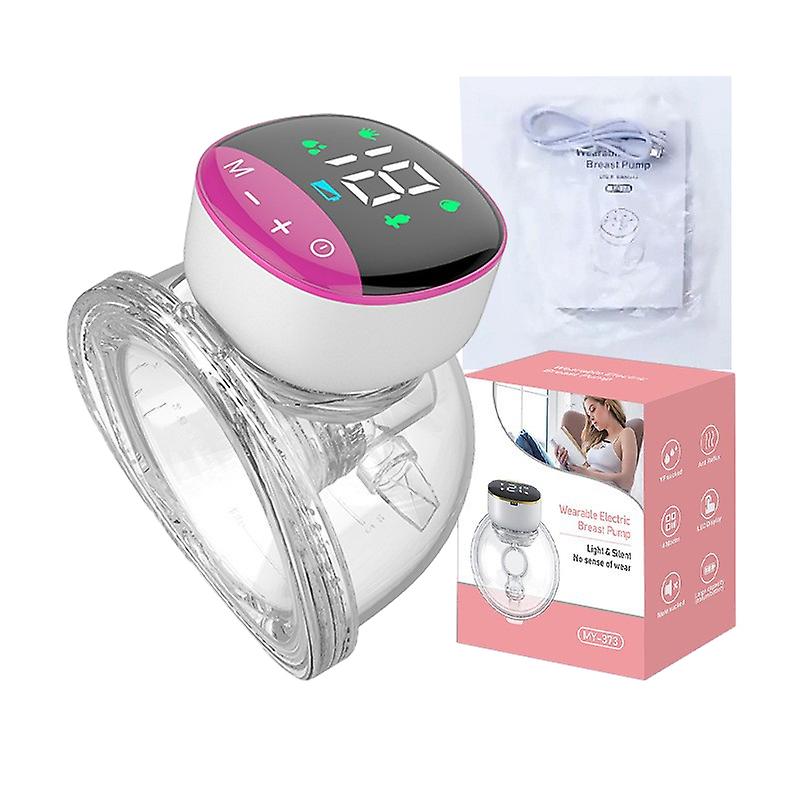 

Молокоотсос, Переносной молокоотсос Электрический молокоотсос темно-розовый