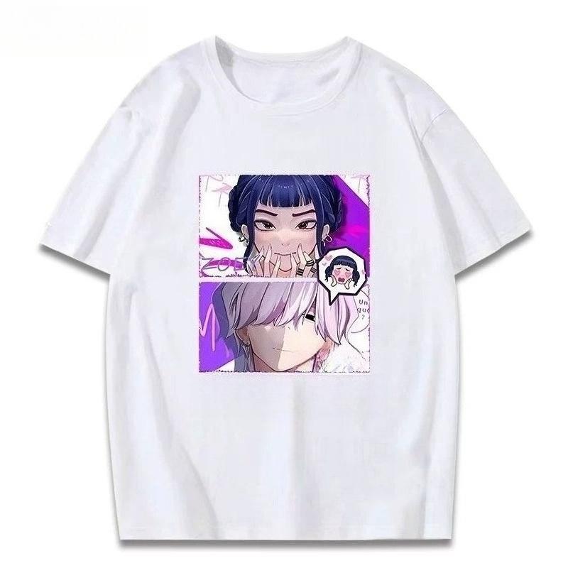 

Autumn Winter Cotton T-shirt Handsome Male God Printing Comfortable Fashion Skin-friendly Personalized Large Size Couple T-shirt S