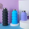 Collapsible Water Bottle Silicone Bottles  Portable Silicone Water Bottle Retractable Folding Bottle Outdoor Travel Tools