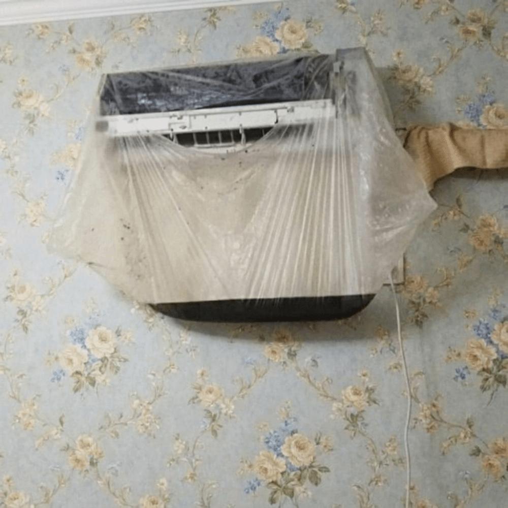 4PCS Splash Proof Air Conditioner Cleaning Cover Disposable Air Conditioner Sewage Bag  Industry