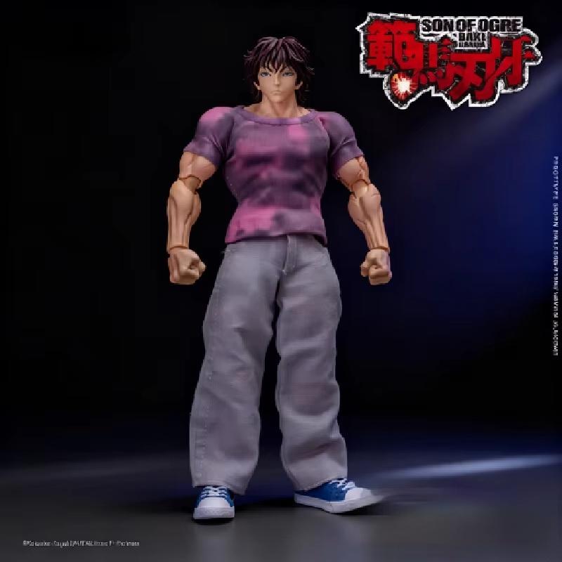 1/12 Scale Anime Baki Hanma Action Figure Son Of Ogre Real Man Assembly Model Figurine Desktop Decoration Ornaments Boys Gifts