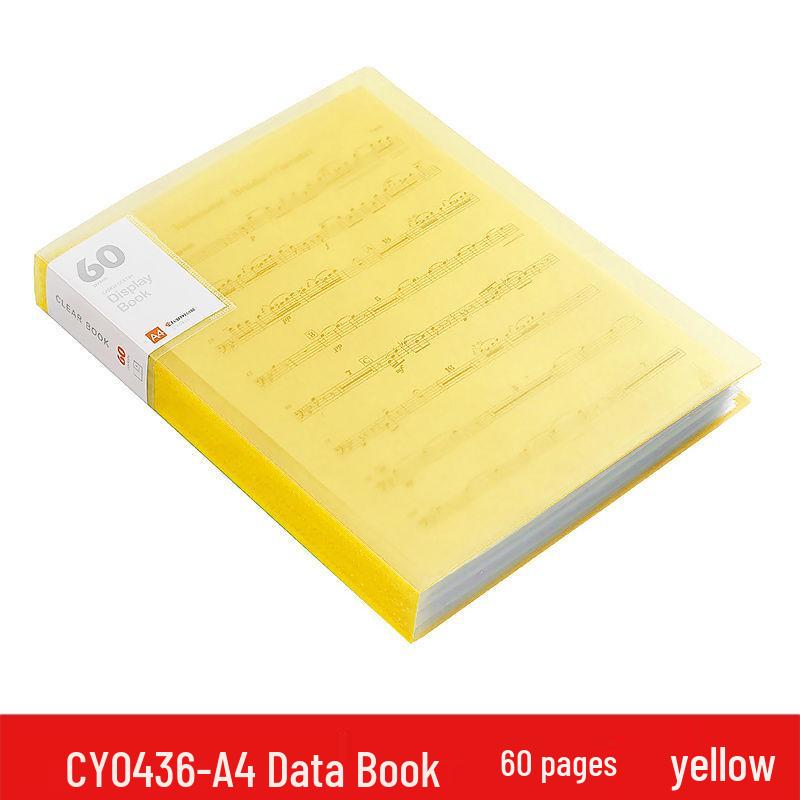 A4 Transparent Multilayer Insert Pockets Folder for Student Documents & Certificates
