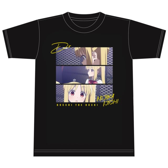 Anime "Bocchi the Rock!" T-shirt Ijichi Nika L Size