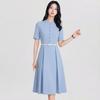 Women's Short-Sleeved Professional Work Dress