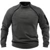 Maglione da Uomo con Collo Alto Mantiene Caldo in Autunno e Inverno Liscio Monocolore Sport Outdoor Caldo e Traspirante Abbigliamento Tattico da Uomo